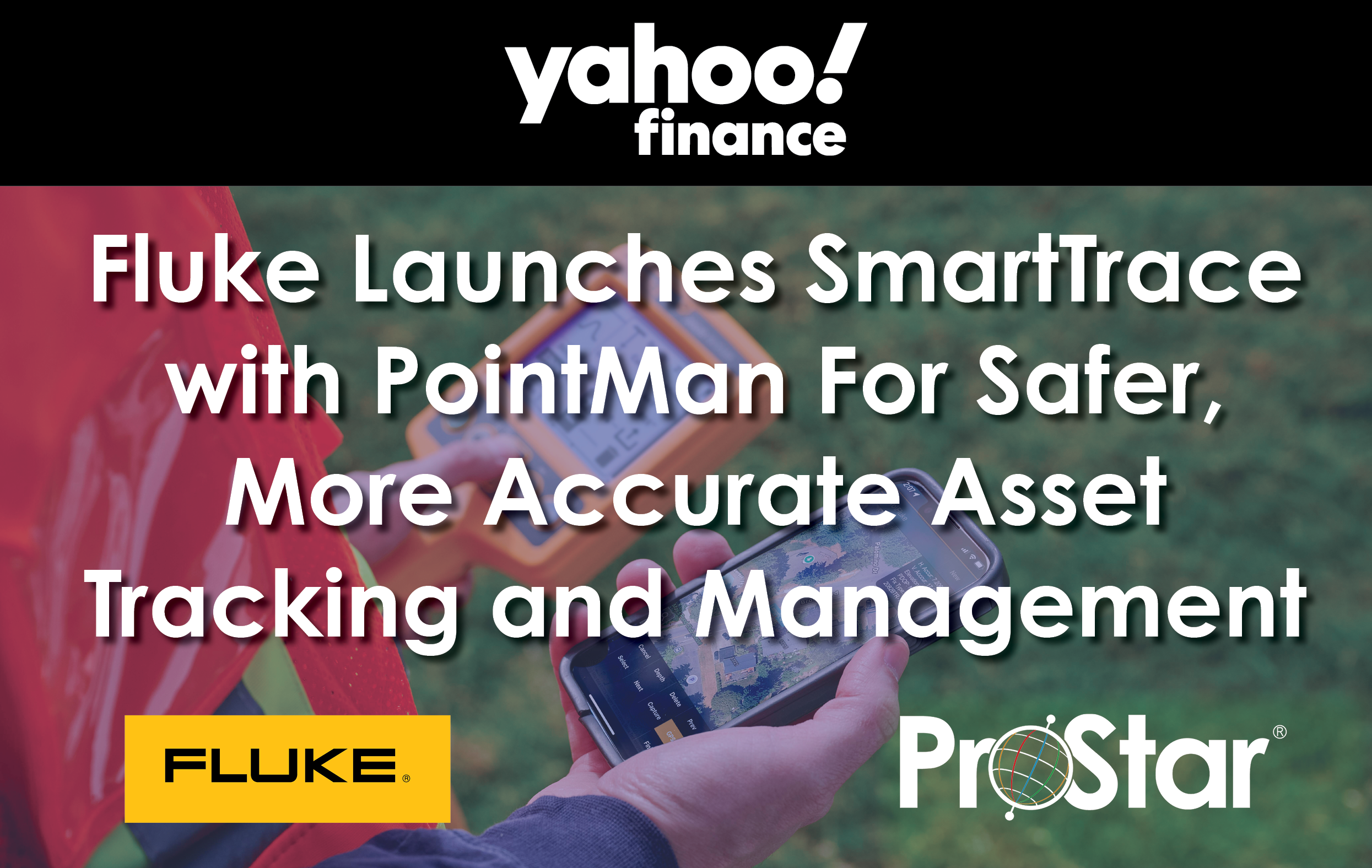 Fluke SmartTrace and ProStar’s PointMan integration help workers quickly locate underground utilities and buried assets while protecting critical infrastructure.